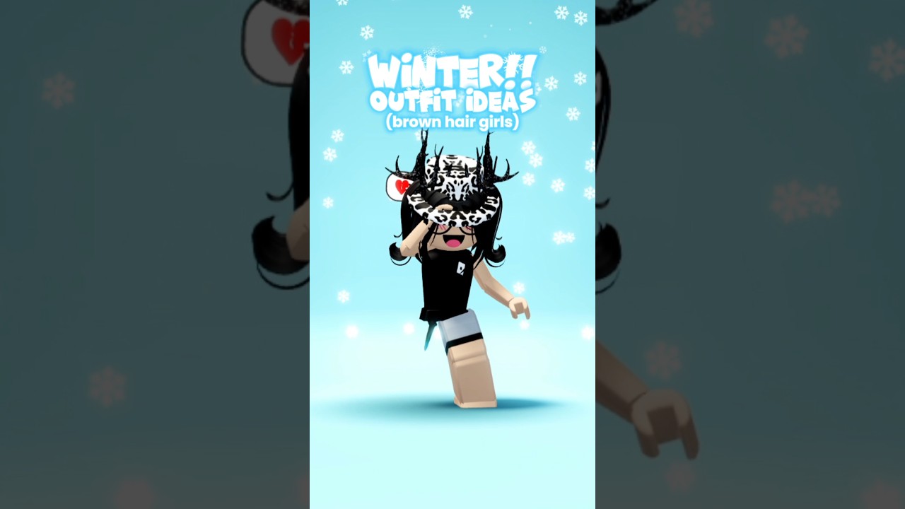 ITS WINTERR ☃️!! TIME TO WEAR THIS BEFORE U GET COLD 😆❄️ #subscribe #winter #outfit #roblox #likes