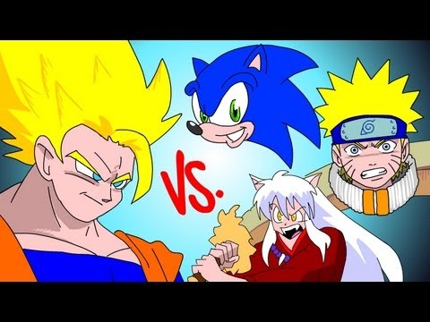 GOKU vs EVERYBODY UCF7.5 SONIC! NARUTO! INUYASHA!