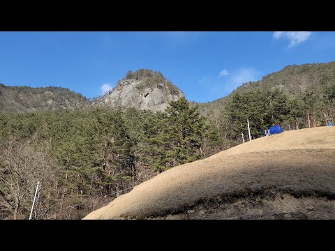 산속 절경산 천하비경 양지 언덕쪽에 <strong>지상낙원</strong> 최고 멋진집 주인님 부럽다