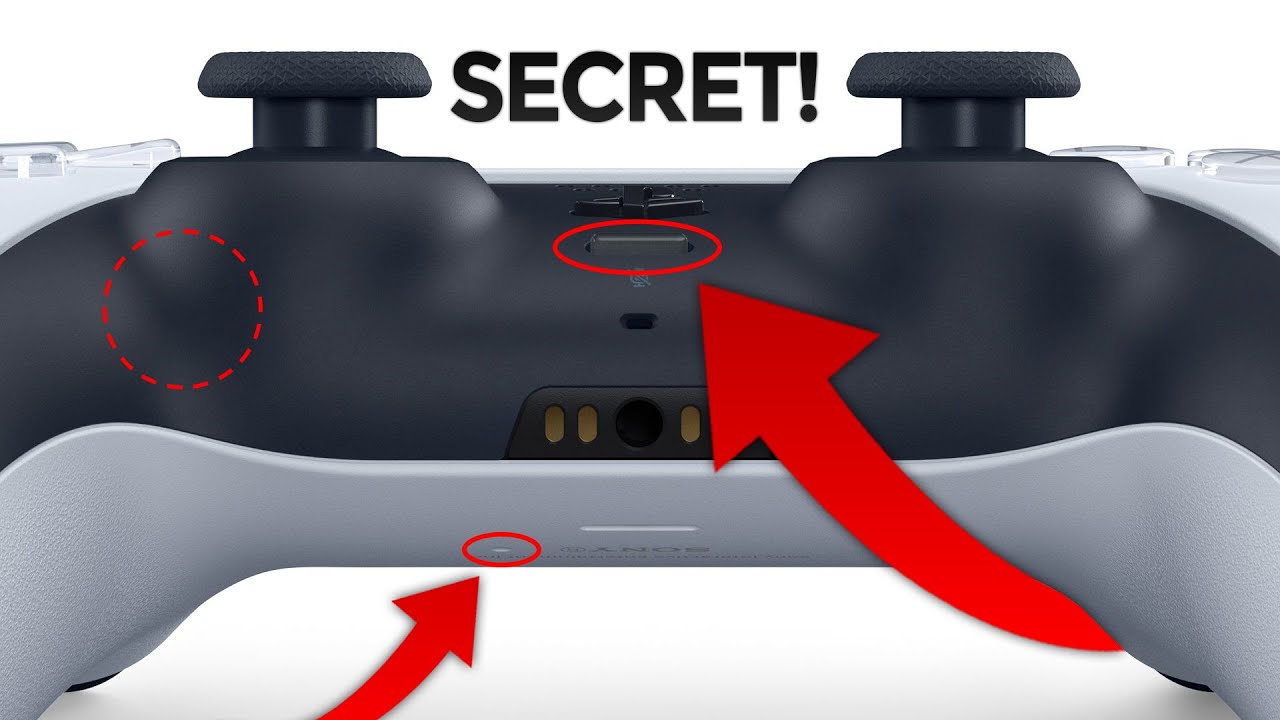 PS5 Dualsense™ Controller Comes With These Secret Features... YouTube