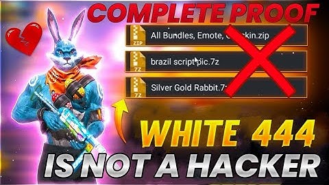 WHITE 444 IS NOT A HACKER | 100% PROOF | FREE FIRE | WHITE 444 HACKER PROOF 😞💔 | GW ADNAN