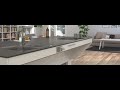Isla ajustable cocina cajoneras REFORDECO