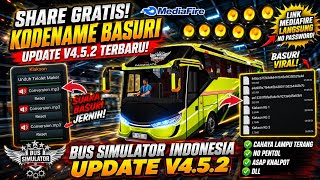 UPDATE BUSSID V4.5.2 TERBARU || CARA GRATIS PASANG KODENAME TELOLET BASURI BUS SIMULATOR INDONESIA screenshot 1