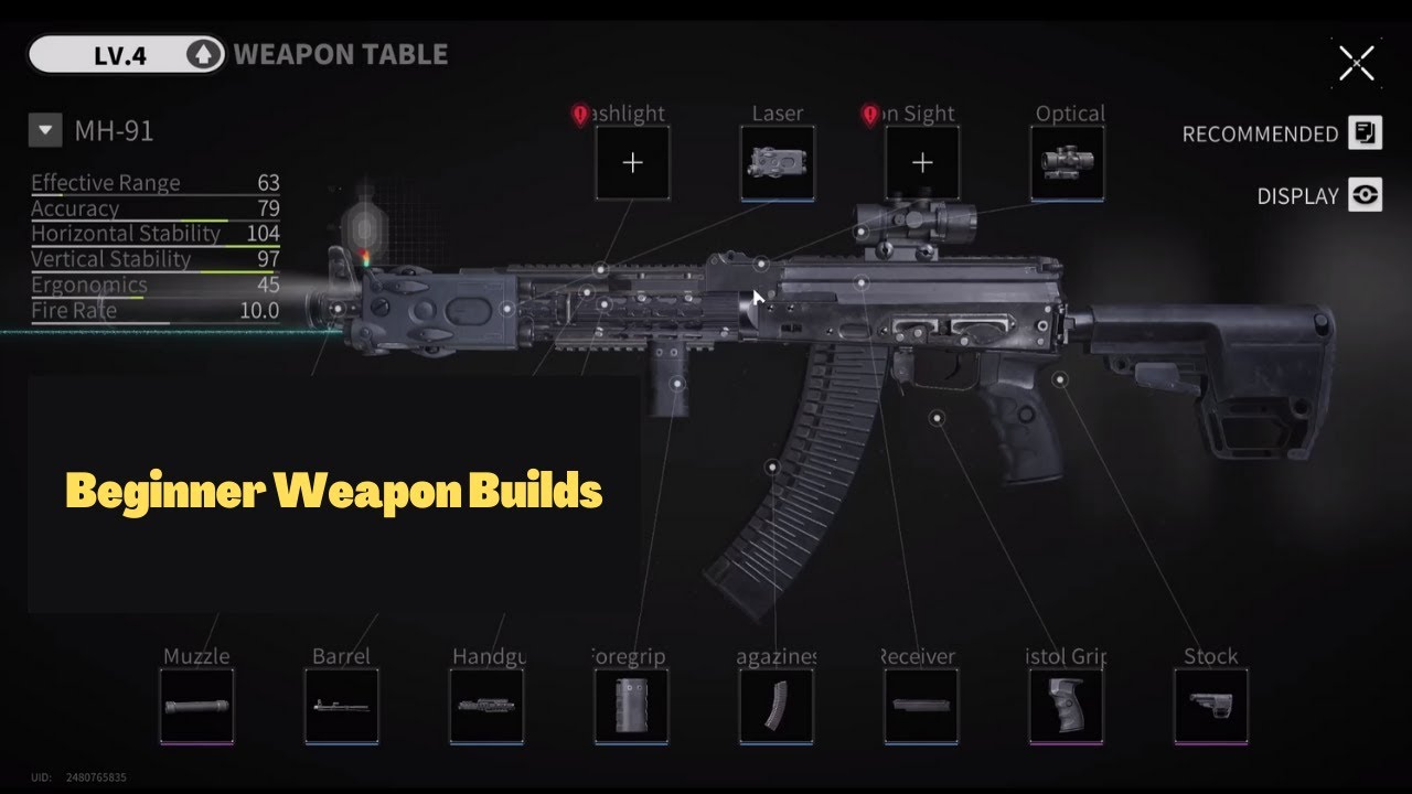 Lost Light Beginner Weapon Builds YouTube