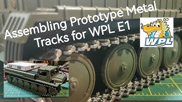 Assembling Prototype WPL E1 Metal Tracks  *** Product Link Below ***