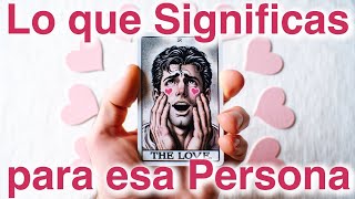 LO que SIGNIFICAS en SU VIDA ❤️‍🔥 EL LUGAR que OCUPAS 🥰 Tarot Amor Interactivo Canalización