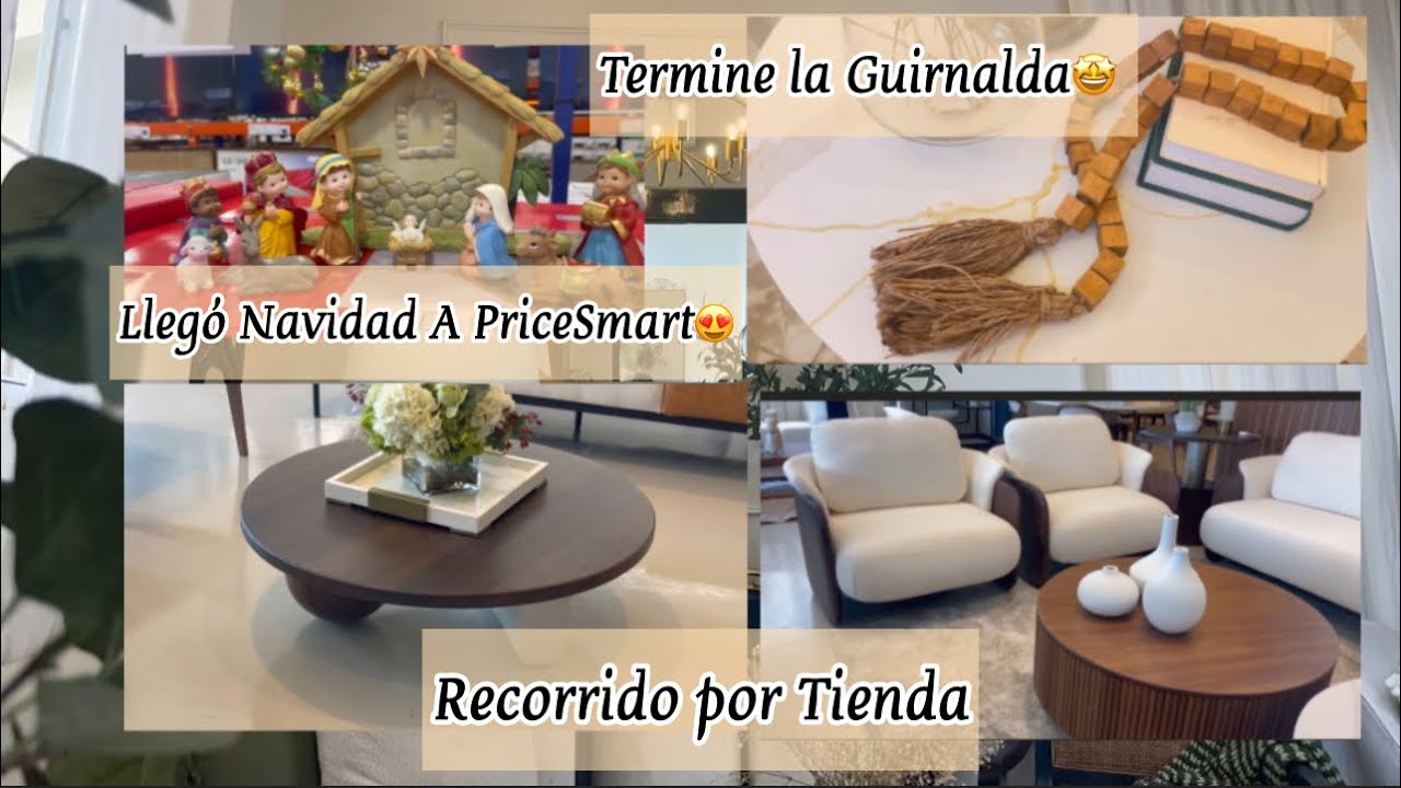 VLOGS Terminando mi GUIRNALDA 🤩 RECORRIDO por Tiendas ARREDATO// PRICESMART