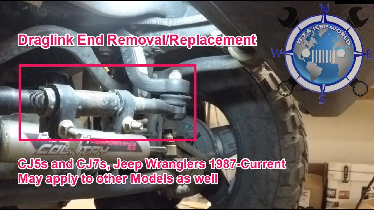 Jeep Wrangler JK / JKU Draglink End Removal and Replacement - It's a