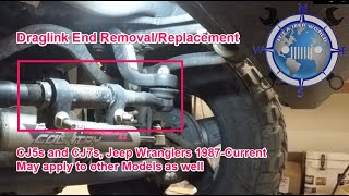 Jeep Wrangler JK / JKU Draglink End Removal and Replacement - It's a Jeep  World (DIY) - YouTube