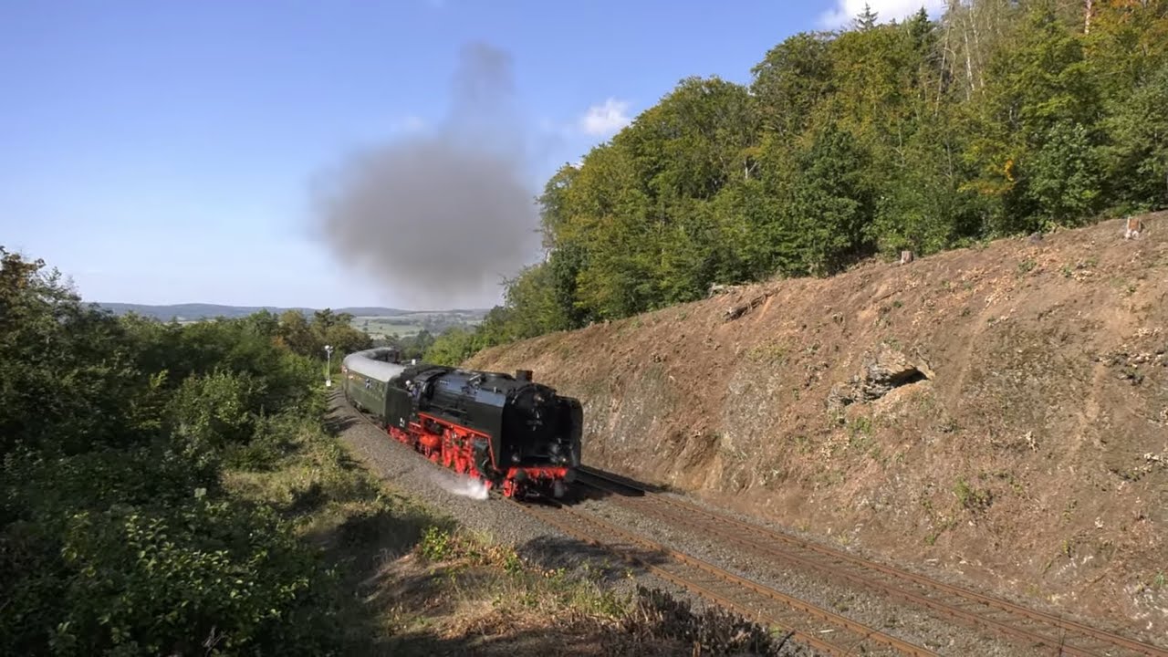 Laute Auspuffschläge, lange Züge - Dampfloks unterwegs in 2023 Teil 2