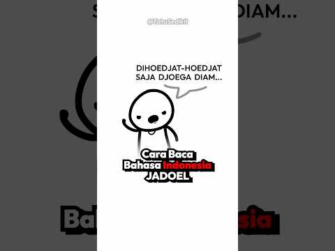 Cara Baca Bahasa Indonesia Dulu 🇮🇩