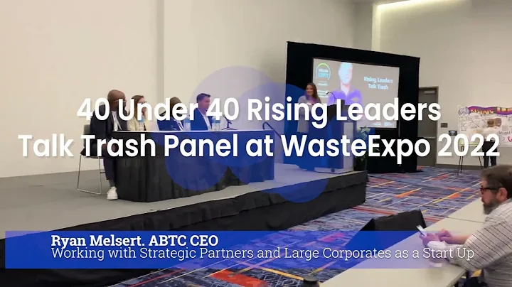 Ryan Melsert at WasteExpo2022,  Rising Leaders Pan...