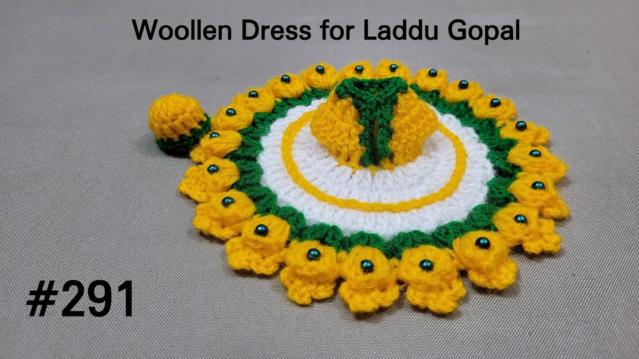 How to make Woollen Dress for 0 and 1 no. Laddu Gopal || 0 - 1 no. लड्डू गोपाल जी की ड्रेस बनाएं