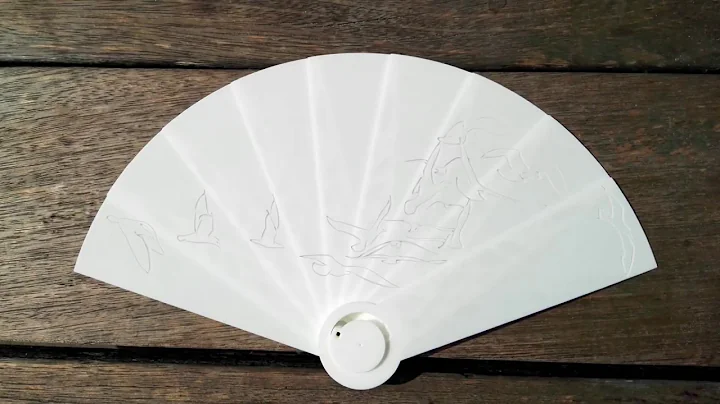 3D printed foldable hand held fan. FunFan