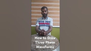 How to draw three phase waveforms Malayalam... #electricalengineering #waveforms #electrical