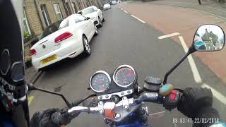 Van Drive Doesn't Look Before Pulling Out Into Road