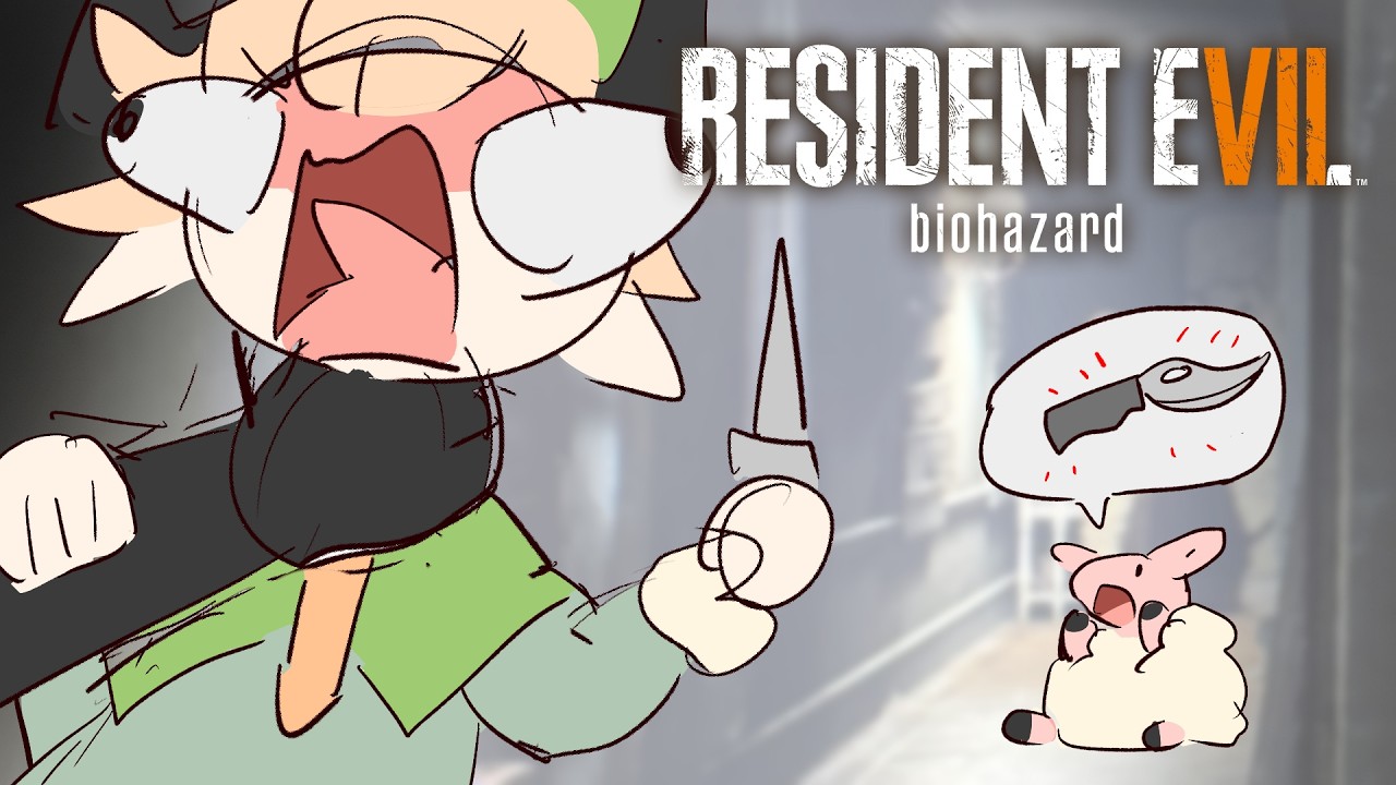 【Resident Evil 7】No chat, I'm not using the knife!!!