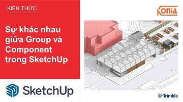 Sự Khác Nhau giữa Group và Component trong SketchUp