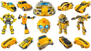 Full Collection Transformers BUMBLEBEE Car Toys Comparison  Stopmotion Robot Tobot & Lego Accident