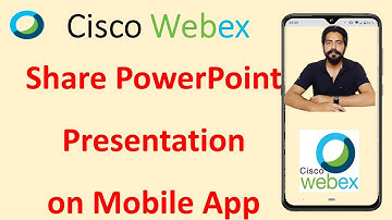 How to Share PPT PowerPoint Presentation on Cisco WebEx Mobile App in Hindi