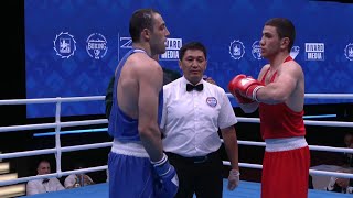 Finals (86kg) HOVHANNISYAN Rafayel (ARM) vs KUSHINASHVILI Georgii (GEO) | EUBC 2022