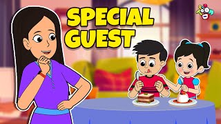 Special Guest From Mumbai Animated Stories English Cartoon Moral Stories Puntoon Kids
