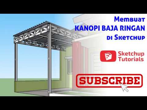 Cara membuat iKANOPIi iBAJAi iRINGANi di iSketchupi YouTube