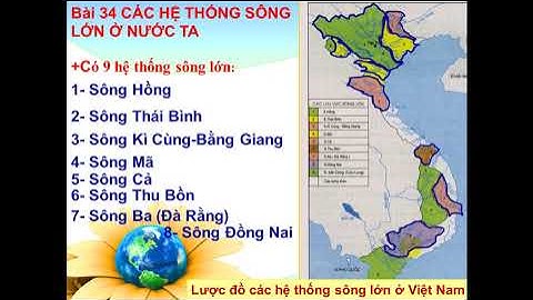 Các sông nhỏ phân bố ở khu vực nào năm 2024