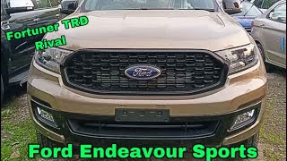 2020 Ford Endeavour Sports Edition Spooted At A Dealer Yard . Endeavour Sport