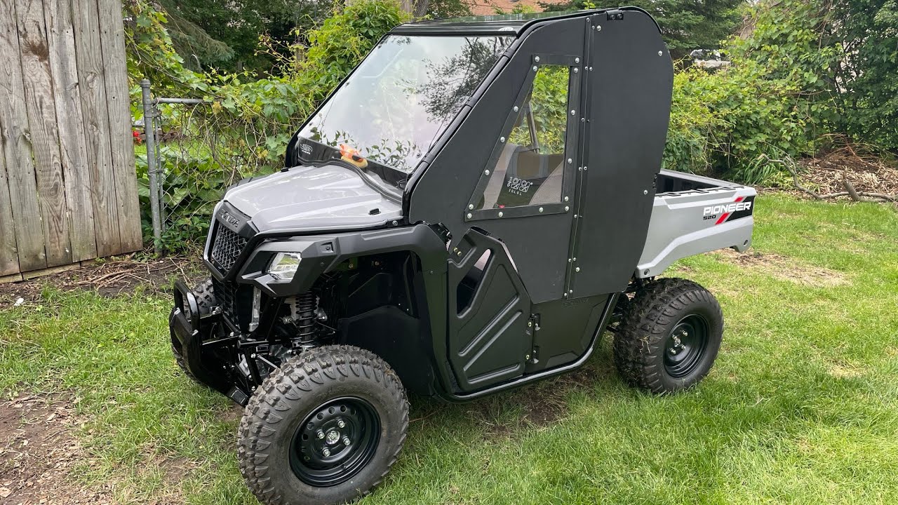 DIY UTV doors on Honda Pioneer 520 YouTube