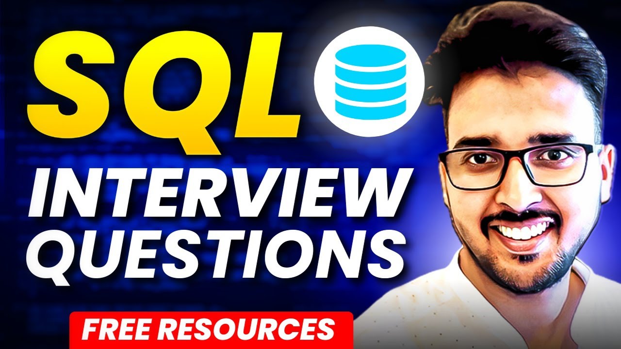 Important SQL Interview Question for placement | SQL tutorial in Hindi ...