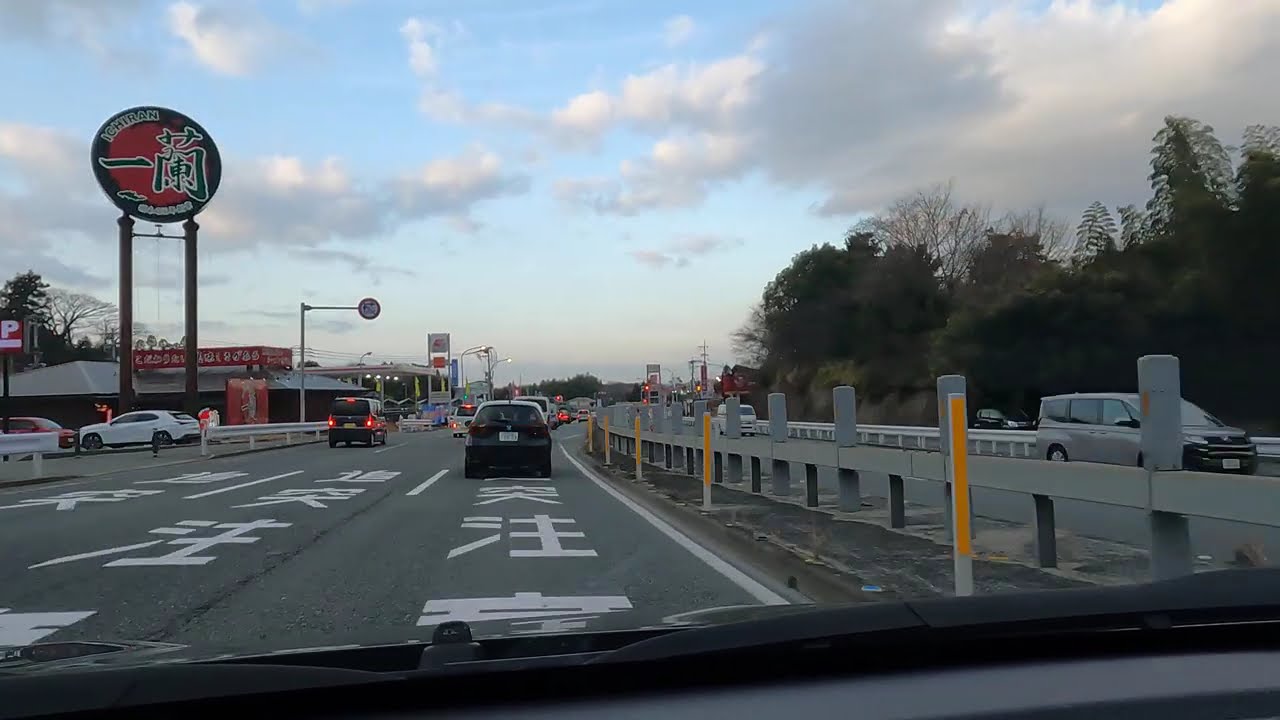 国道3号線　福岡市東区　糟屋郡新宮町