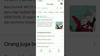 tutorial membuka webtoon tanpa  apk (asli no fake) cr : zafreen_lucu💅 #tutor #ramein #fypシ screenshot 5