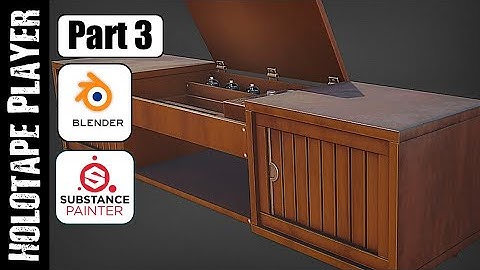 BLENDER/SUBSTANCE PAINTER: FALLOUT HOLOTAPE PLAYER (PART 3)