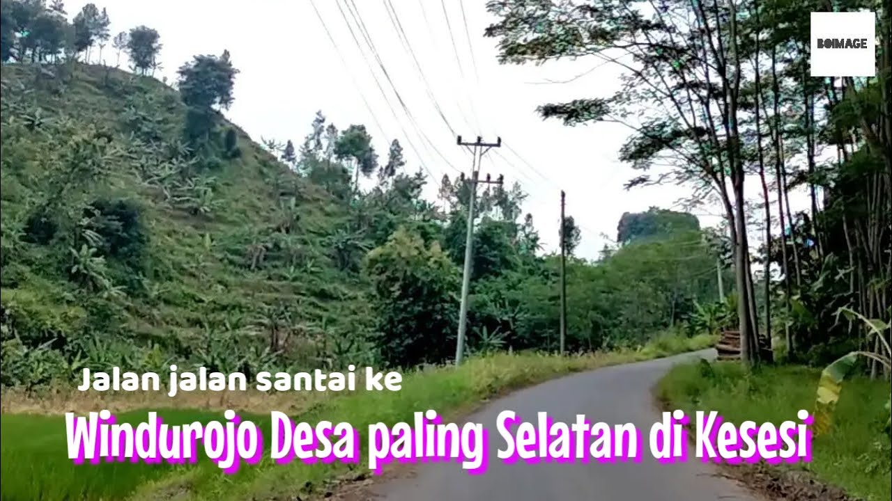 Windurojo Desa paling Selatan di Kesesi Kabupaten Pekalongan