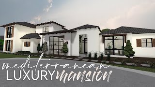 Bloxburg | Mediterranean Luxury Mansion | 400k | House Build