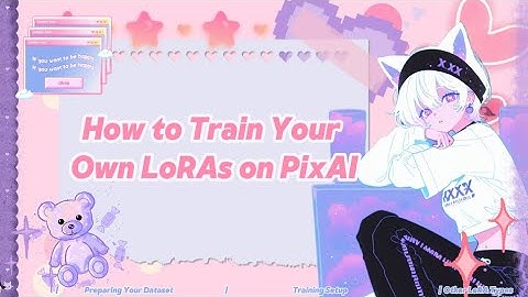How to Train Your Own LoRAs on PixAI