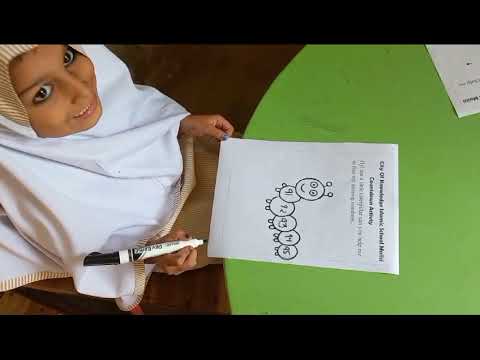 countdown activity in class L K G | city of Knowledge Islamic School| mailsi | Nursury