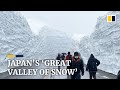 Japans great valley of snow opens to the public