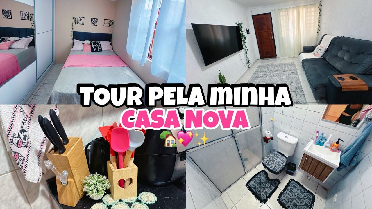 TOUR PELA MINHA CASA NOVA 🏡 ESTÁ QUASE PRONTA ❤️