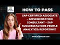 How to Pass C_THR92_2411 SAP People Analytics Reporting Exam | Tips & Resources