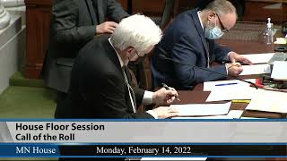 House Floor Session 2/14/22