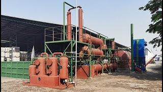 12TPD plastic to oil pyrolysis plant project in Indonesia