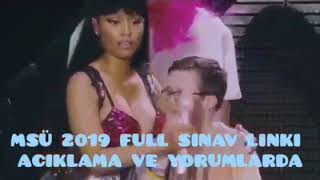 MSÜ 2019 FULL SINAV LİNKİ