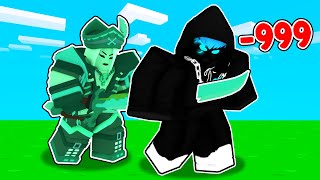 I secretly used HANNAH KIT and did 999 damage in Roblox Bedwars..