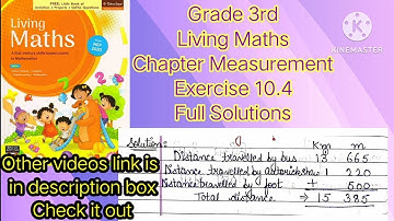 Measurement | Chapter 10 | Class 3 | Living Maths 3 | Exercise 10.4 | Mathsadda |