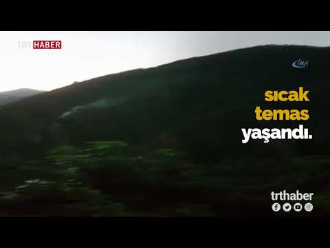 Gümüşhane Kürtün'de PKK’lı teröristlerle sıcak temas kamerada