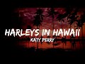 Katy Perry - Harleys In Hawaii (Lyrics)