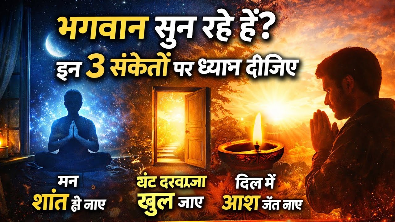 भगवान कैसे देते हैं संकेत? ये 3 संकेत जीवन बदल देंगे