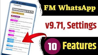 FM WhatsApp v9.71 Features | FM WhatsApp new update settings | FM WhatsApp v9.71 me kya Naya aaya h screenshot 2